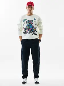 Snitch Men Smart Slim Fit Cargos Trouser