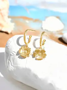 Voylla Gold Plated Contemporary Studs