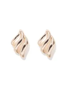 Forever New Gold Plated Contemporary Stud Earrings