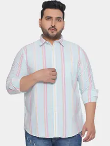Santonio Classic Striped Spread Collar Casual Shirt