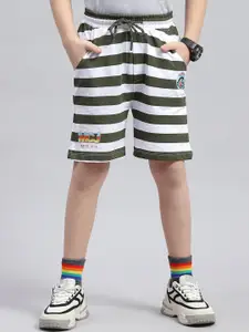Monte Carlo Boys Striped Cotton Shorts