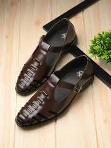 House of Pataudi Men Shoe-Style Sandals