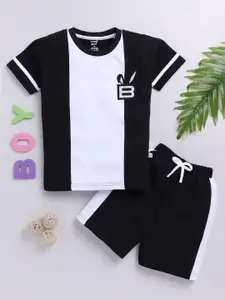 Toonyport Boys Colourblocked T-shirt with Shorts