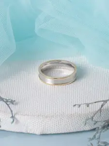 Zavya Men 925 Pure Sterling Silver Rhodium Plated Ring