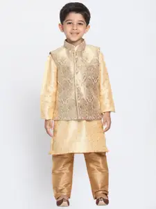 VASTRAMAY Boys Regular Kurta With Pyjama