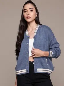 The Roadster Lifestyle Co. Long Sleeves Front Open Sweater