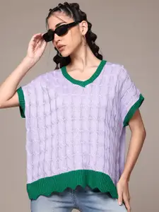 The Roadster Lifestyle Co. Cable Knit Poncho