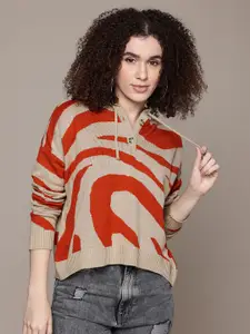 The Roadster Lifestyle Co. Hooded Drop-Shoulder Sweaters