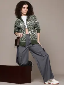 The Roadster Lifestyle Co. Geometric Sweater