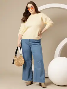 Sztori Plus Size Drop-Shoulder Pullover