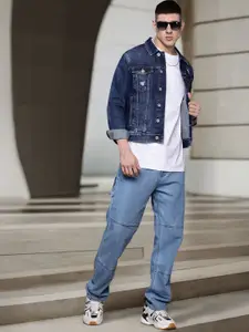 The Roadster Lifestyle Co. Men Pure Cotton Straight Fit Jeans