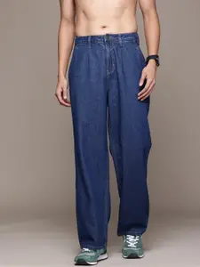 Roadster The Life Co. Men Wide Leg Fit Pure Cotton Jeans