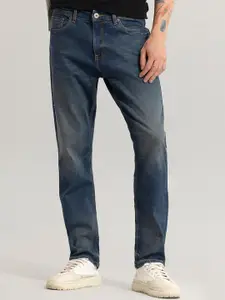 Snitch Men Relaxed Fit Clean Look Stretchable Jeans