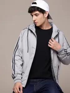Roadster Hooded Tailored Jacket With Side Taping
