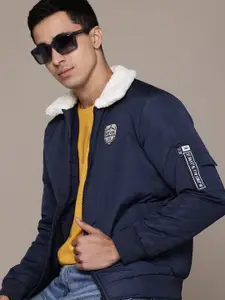 The Roadster Lifestyle Co. Sherpa-Detail Padded Jacket