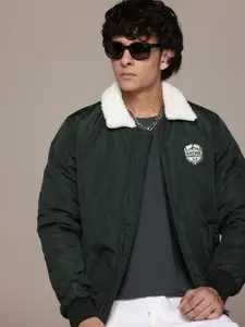 The Roadster Lifestyle Co. Sherpa-Detail Padded Jacket