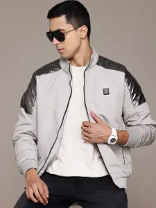 The Roadster Lifestyle Co. Colourblocked Bomber Jacket