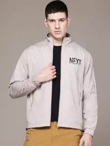 The Roadster Lifestyle Co. Typography Print Tailored  Jacket