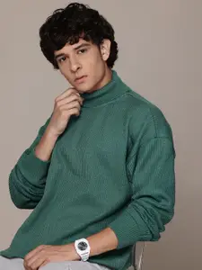 The Roadster Lifestyle Co. Ribbed Turtle Neck Pullover