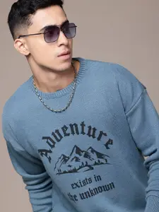 The Roadster Lifestyle Co. Typography Printed Pullover