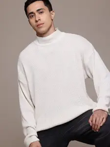 The Roadster Lifestyle Co. Turtleneck Ribbed Pullover