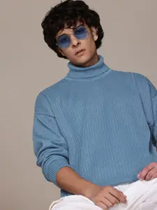 Roadster The Lifestyle Co. Turtle Neck Ribbed Pullover