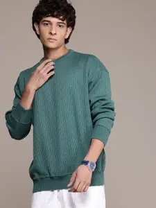 The Roadster Lifestyle Co. Ribbed Drop-Shoulder Sleeve Pullover