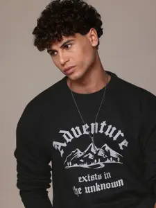 The Roadster Lifestyle Co. Printed Pullover Sweaters