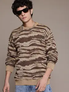 The Roadster Lifestyle Co. Self Design Abstract Pullover