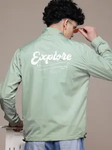 The Roadster Lifestyle Co. Typography Print Tailored  Jacket