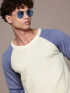 The Roadster Lifestyle Co. Contrast Sleeves Pullover