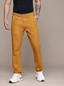 The Roadster Life Co. Men Pure Cotton Chinos Trousers