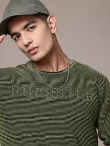 The Roadster Lifestyle Co. Ribbed Longline Pure Cotton Pullover