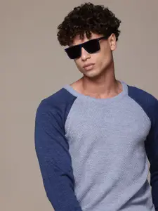 The Roadster Lifestyle Co. Contrast Sleeves Pullover