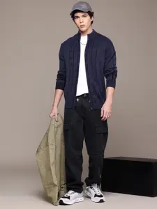 The Roadster Lifestyle Co. Cable Knit Pure Cotton Cardigan