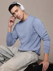 The Roadster Lifestyle Co. Men Pure Cotton Pullover