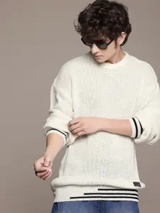 The Roadster Lifestyle Co. Knitted Acrylic Pullover