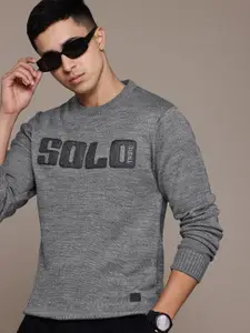 Roadster Typography Pullover with Applique Detail