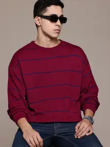 The Roadster Lifestyle Co. Striped Acrylic Pullover