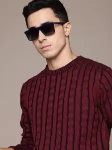 The Roadster Lifestyle Co. Acrylic Cable Knit Pullover