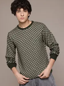 The Roadster Lifestyle Co. Geometric Design Pullover