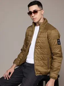 The Roadster Lifestyle Co. Mock Collar Puffer Jacket