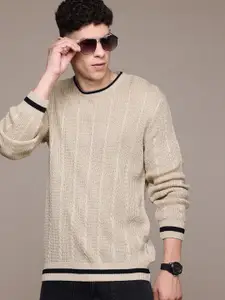 The Roadster Lifestyle Co. Cable Knit Pullover