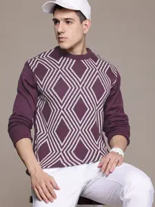 The Roadster Lifestyle Co. Geometric Acrylic Pullover