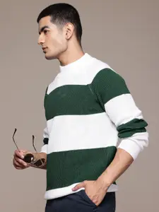 The Roadster Lifestyle Co. Striped Raglan Sleeve Pullover