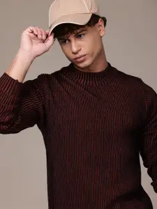 The Roadster Lifestyle Co. Long Sleeves Ribbed Sweater