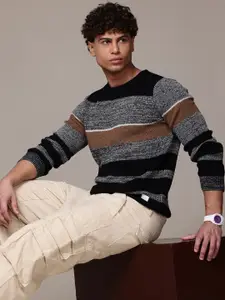 The Roadster Life Co. Striped Acrylic Pullover