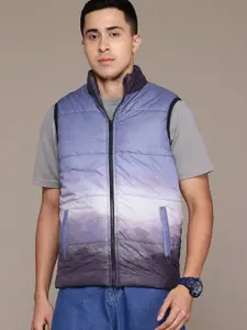 Roadster The Lifestyle Co. Colourblocked Gilet Padded Jacket