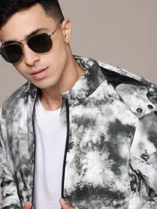 The Roadster Lifestyle Co. Printed Padded Jacket with Hood