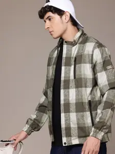 The Roadster Lifestyle Co. Men Checked Tailored Jacket